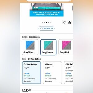 Small animal cage liner